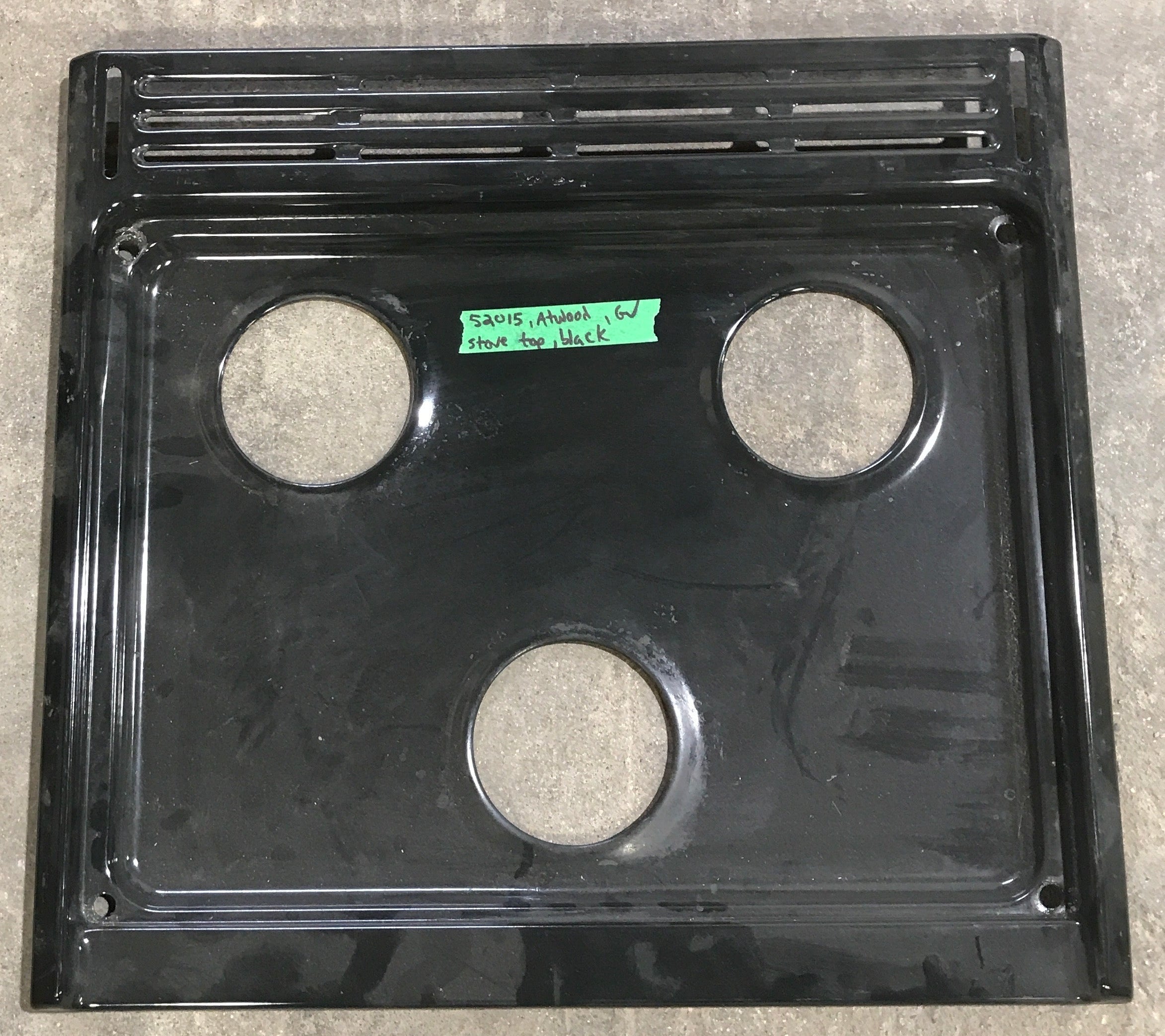 Used Atwood / Dometic 3-Burner Main Top - 52015