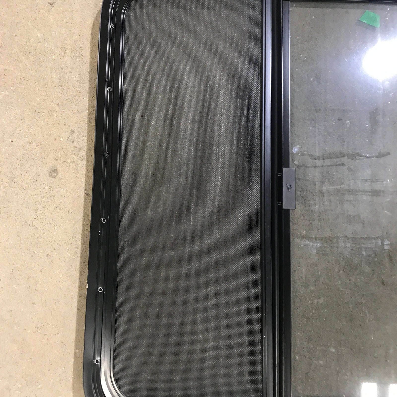 Used Black Radius Opening Window : 23 1/2