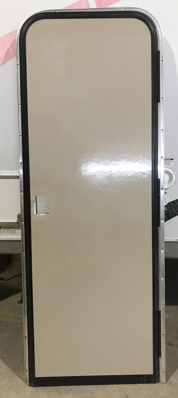 Used RV Radius Entry Door 72" x 25 1/2"