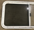 Used White Radius Opening Window : 47 1/2" W x 21 1/2" H x 1 7/8" D
