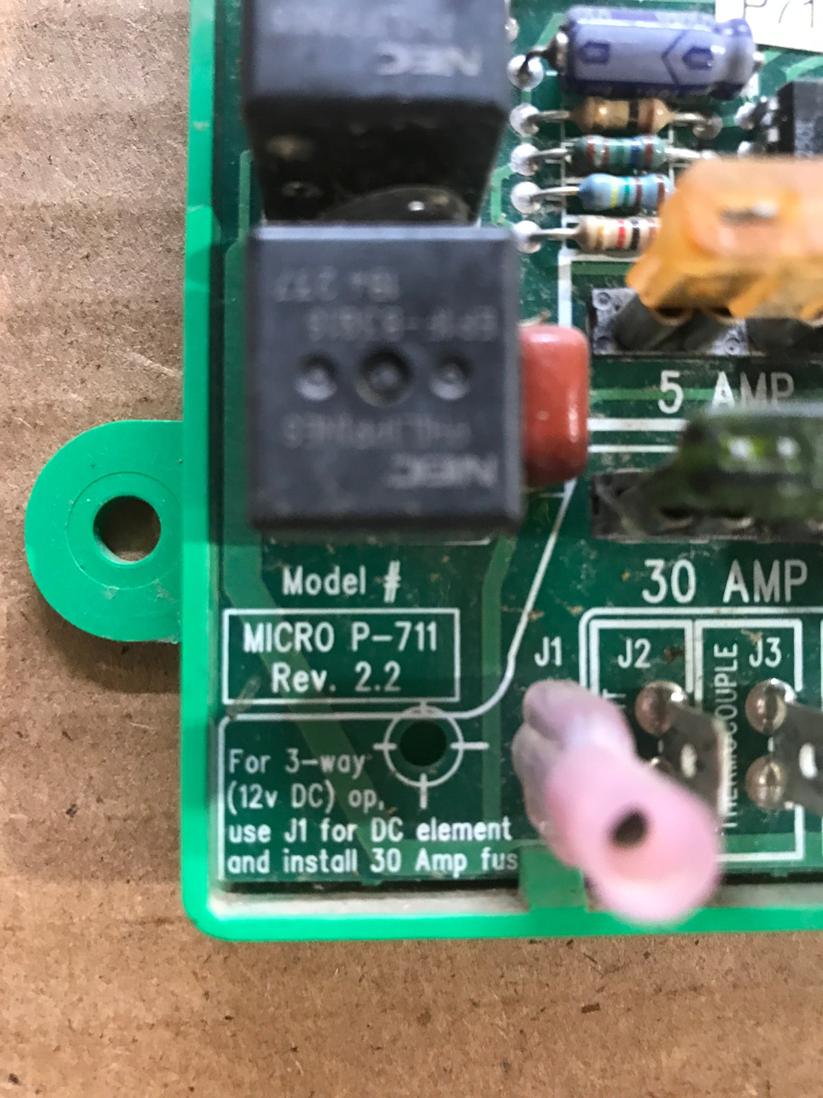 Used Dinosaur Electrics Refrigerator Control Board - Micro P-711 , 3308741.002