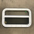 Used White Radius Opening Window : 23 1/2" W x 14 1/2" H x 1 7/8" D