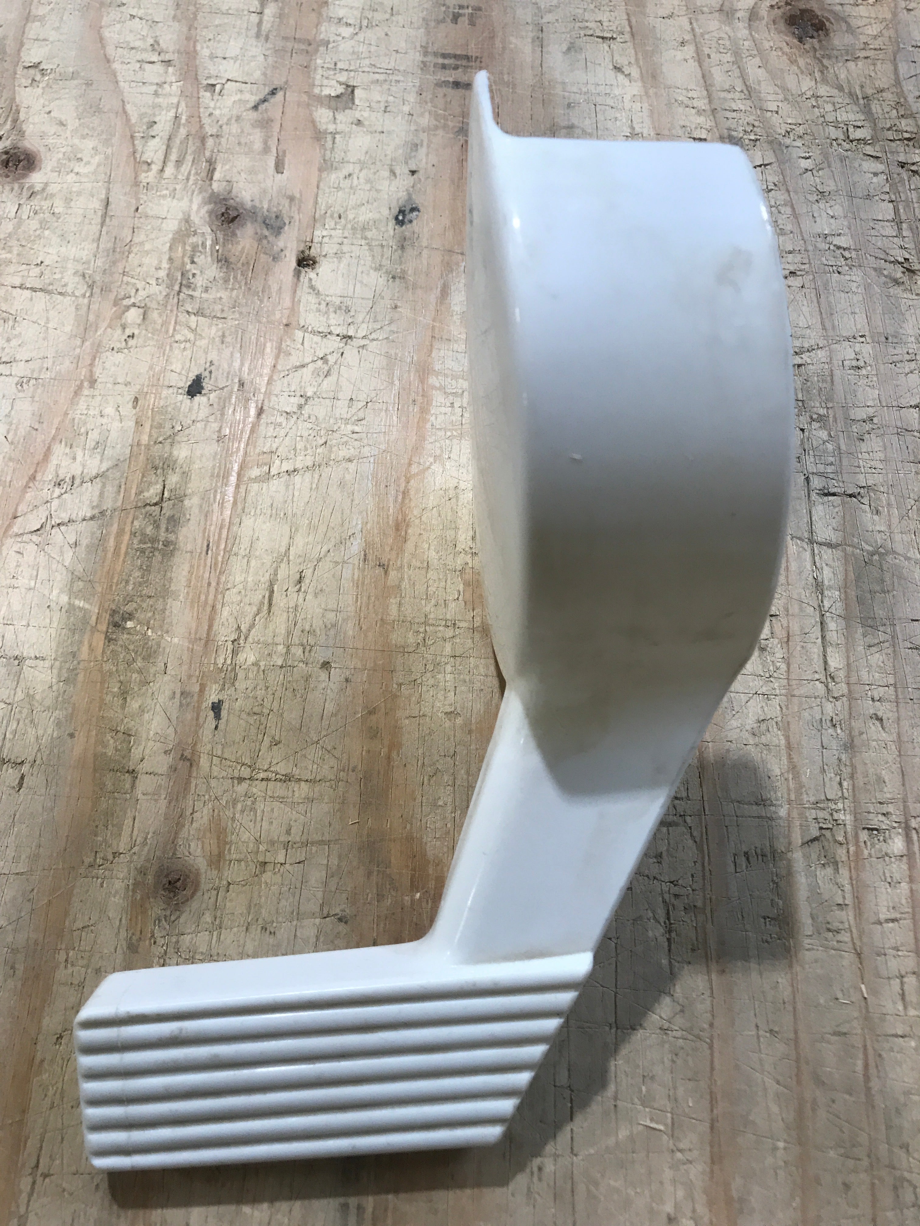 Used Dometic Flush Pedal Cover, White - 385310117