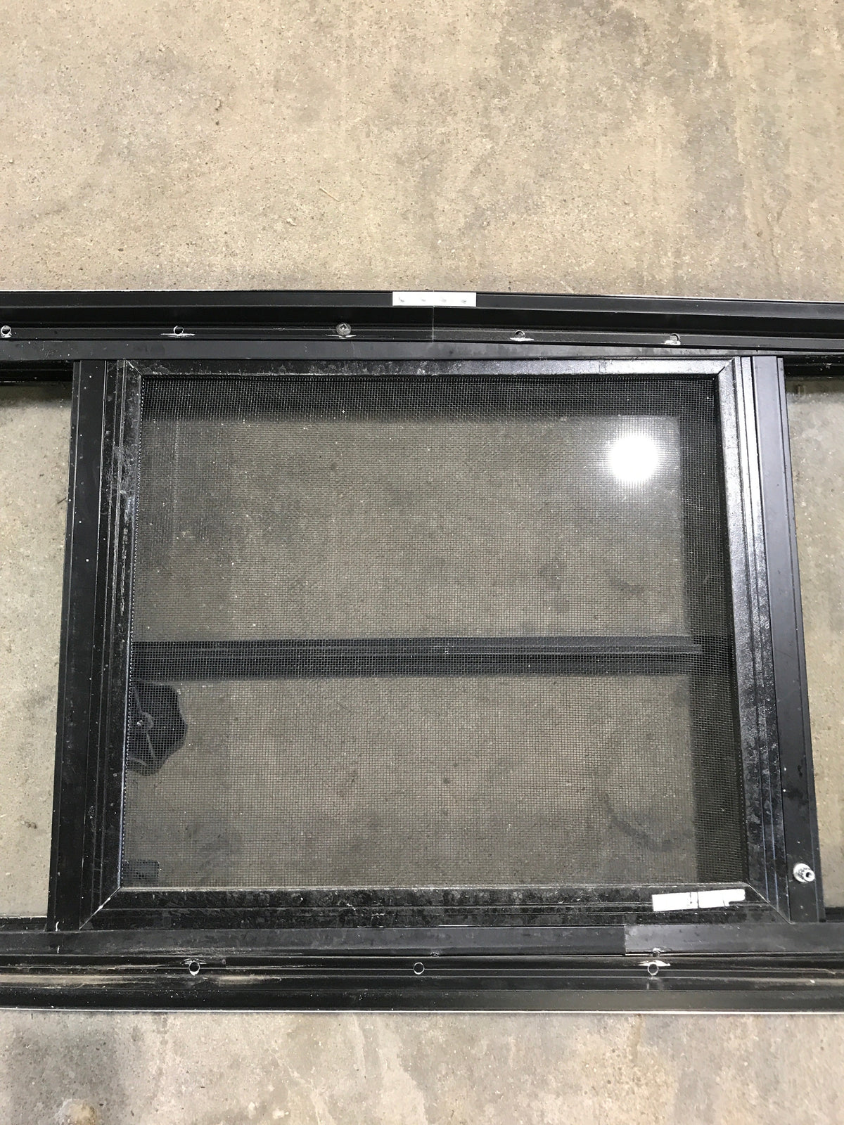 Used Black Radius Opening Window : 29 1/2