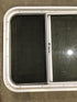 Used White Radius Opening Window : 24 1/2" W x 21 1/2" H x 1 7/8" D