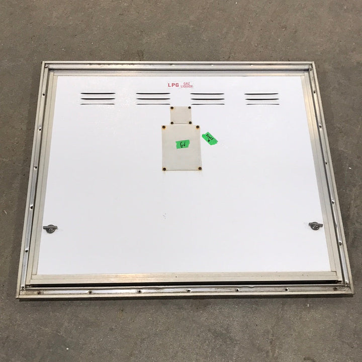 USED Square Corner Propane door  29 3/4" W x 25 1/4" H x 1" D