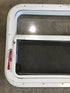 Used White Radius Emergency Opening Window : 29 1/4" W x 19 1/2" H x 1 1/2" D