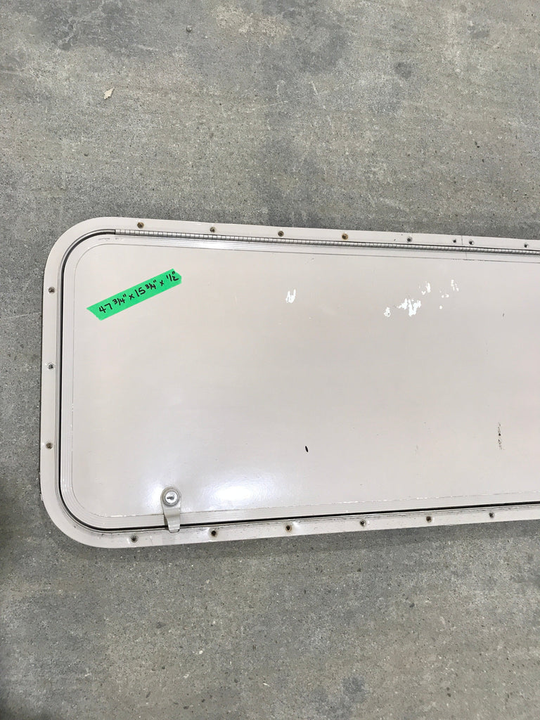 Used Radius Cornered Cargo Door 47 3/4" W x 15 3/5" H x 1/2" D