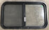 Used Black Radius Opening Window : 30 1/4" W x 17 3/4" H x 1 7/8" D