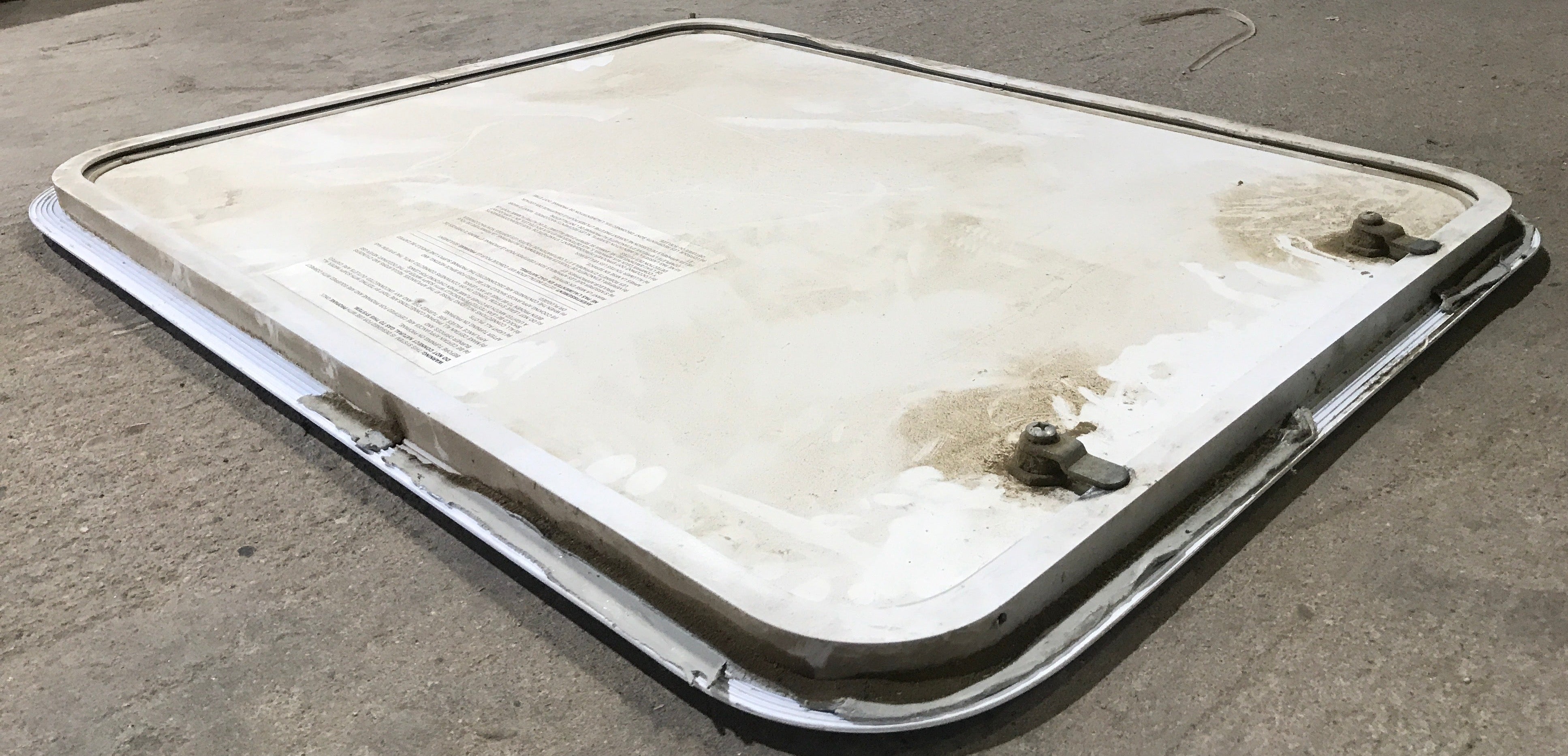 Used Radius Cornered Propane Cargo Door 29 1/2" x 23 7/8" x 3/4" D