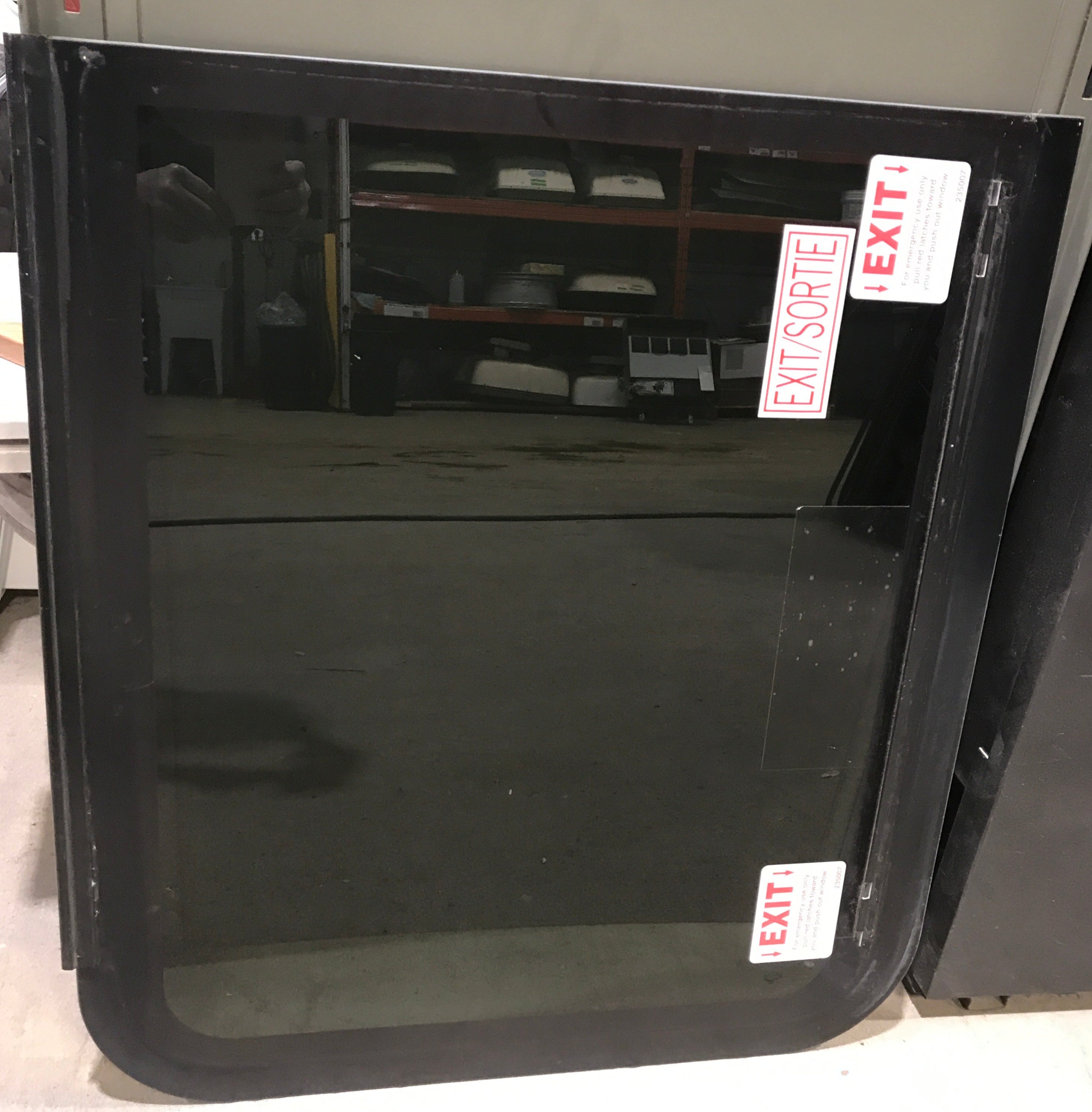 Used Frameless Window Glass Pane Replacement: 26 1/2" W X 23 1/2" H