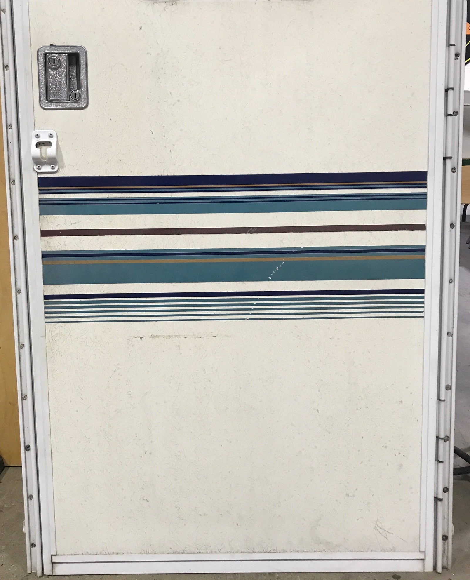 Used RV Radius Corner Entry Door 29 1/2