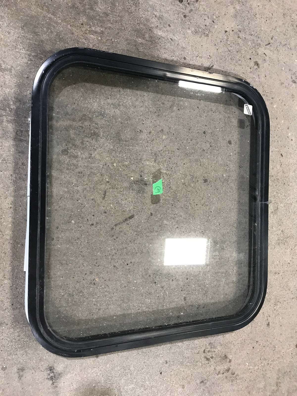Used Black Radius Non-Opening Window : 23
