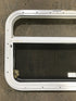 Used White Radius Opening Window : 23 1/2" W x 17 1/2" H x 1 1/2" D
