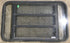 Used Black Radius Opening Window : 35 1/4" W x 21 1/4" H x 1 7/8" D