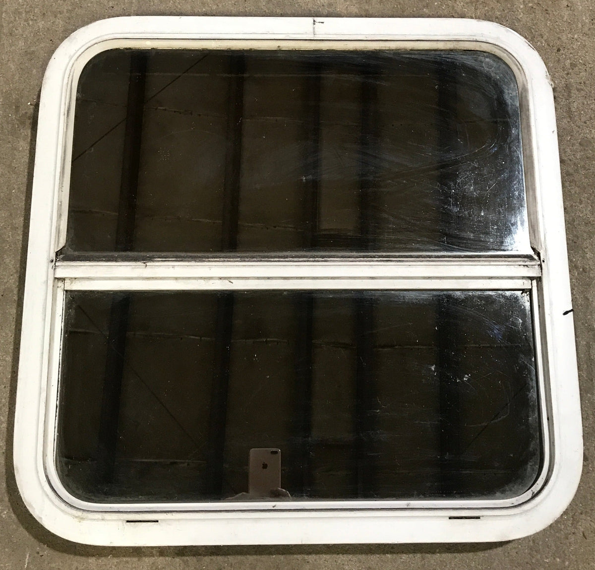 Used White Radius Opening Window : 25 1/2