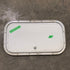 Used Radius Cargo / compartment Door 19 3/4" W x 10 3/4" L x 1/2" D