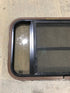 Used Black Radius Opening Window : 30 1/2" W x 18 3/4" H x 1 1/2" D