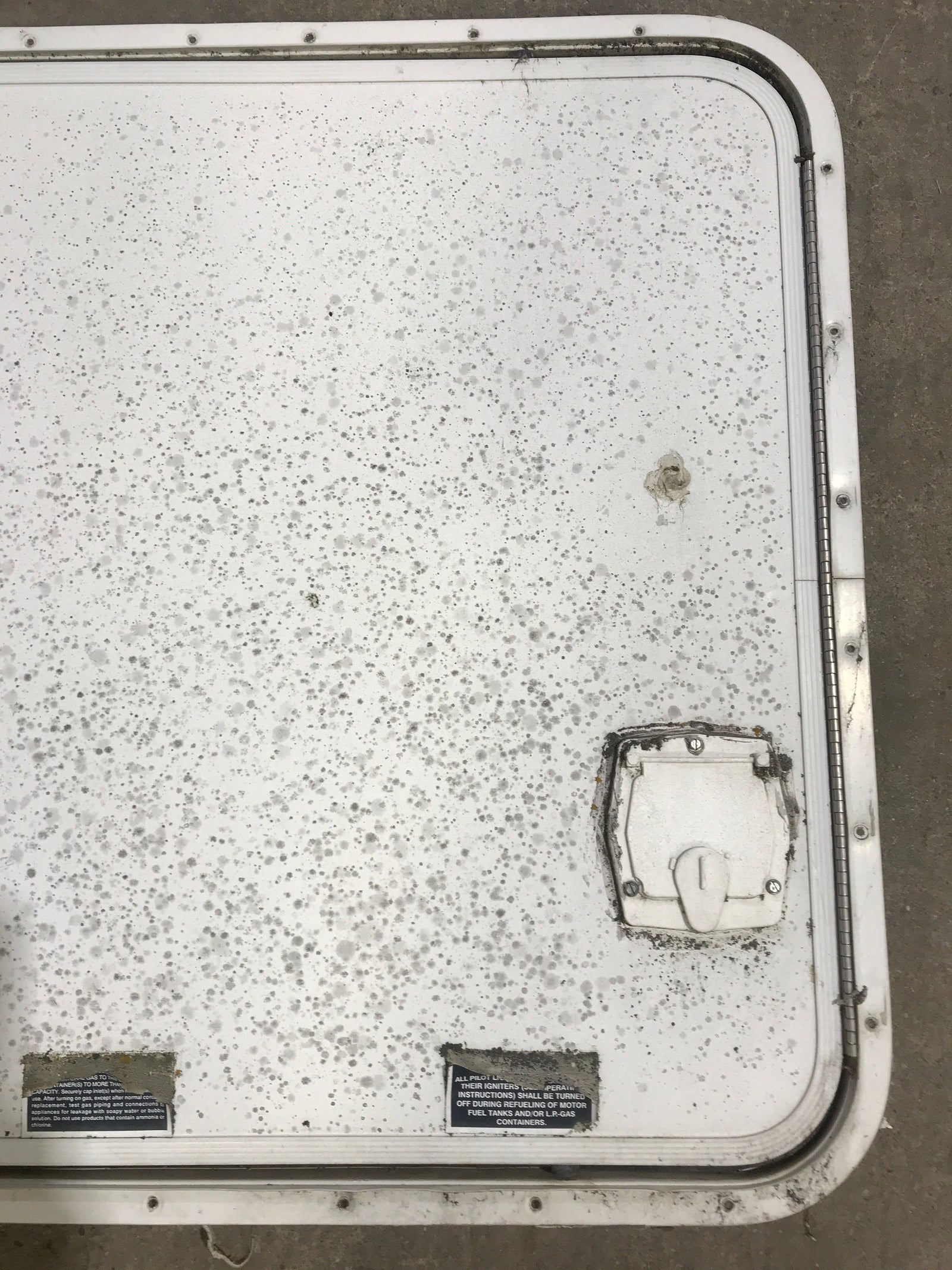 Used Radius Cornered Propane Cargo Door 29 7/8