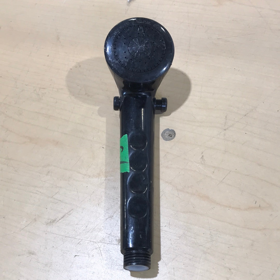 Used Shower Head Black, 7 1/2