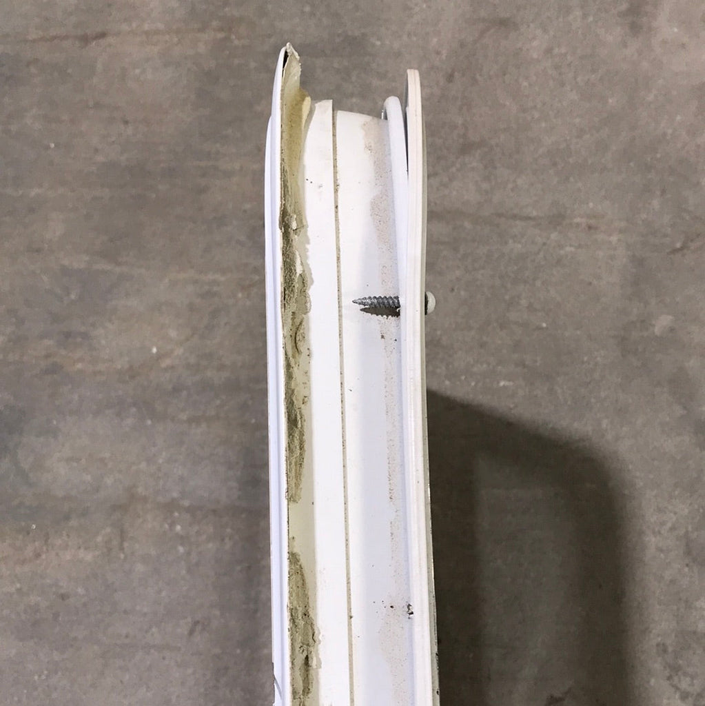 Used White Radius Opening Window : 28 1/2" W x 23 1/2" H x 2" D