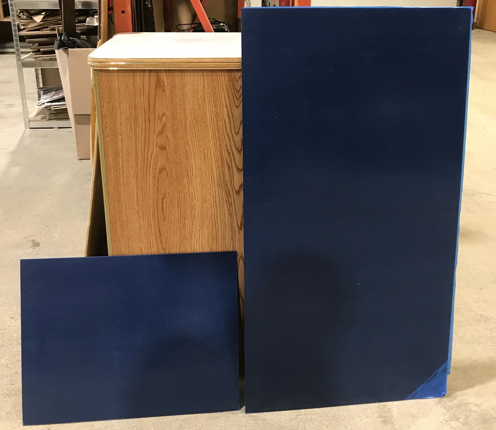 Used Dometic Freezer & Door Panel Insert Set (Black) 3106863.081C