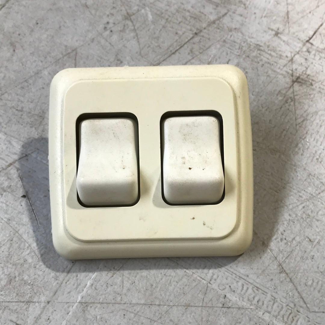 Used 12v RV Double Light Switch - Young Farts RV Parts