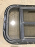 Used Black Radius Opening Window : 24 3/4" W x 15 3/4" H x 1 1/2" D