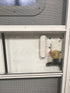 Used RV Radius Corner Entry Door 25 1/2" W x 71 1/2" H - Young Farts RV Parts