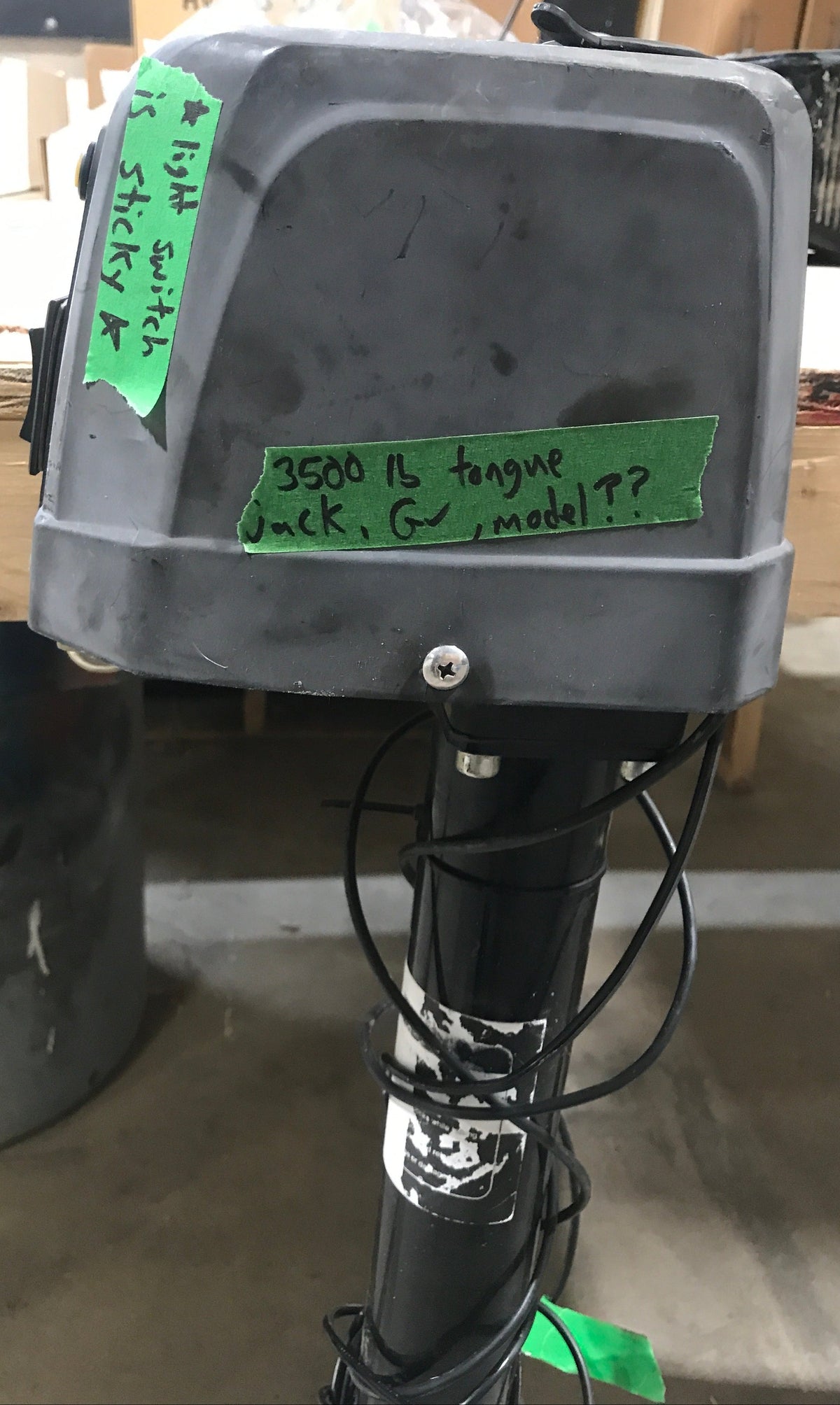 Used Electric/ Power Tongue Jack, A-Frame style - 3500 Lbs.