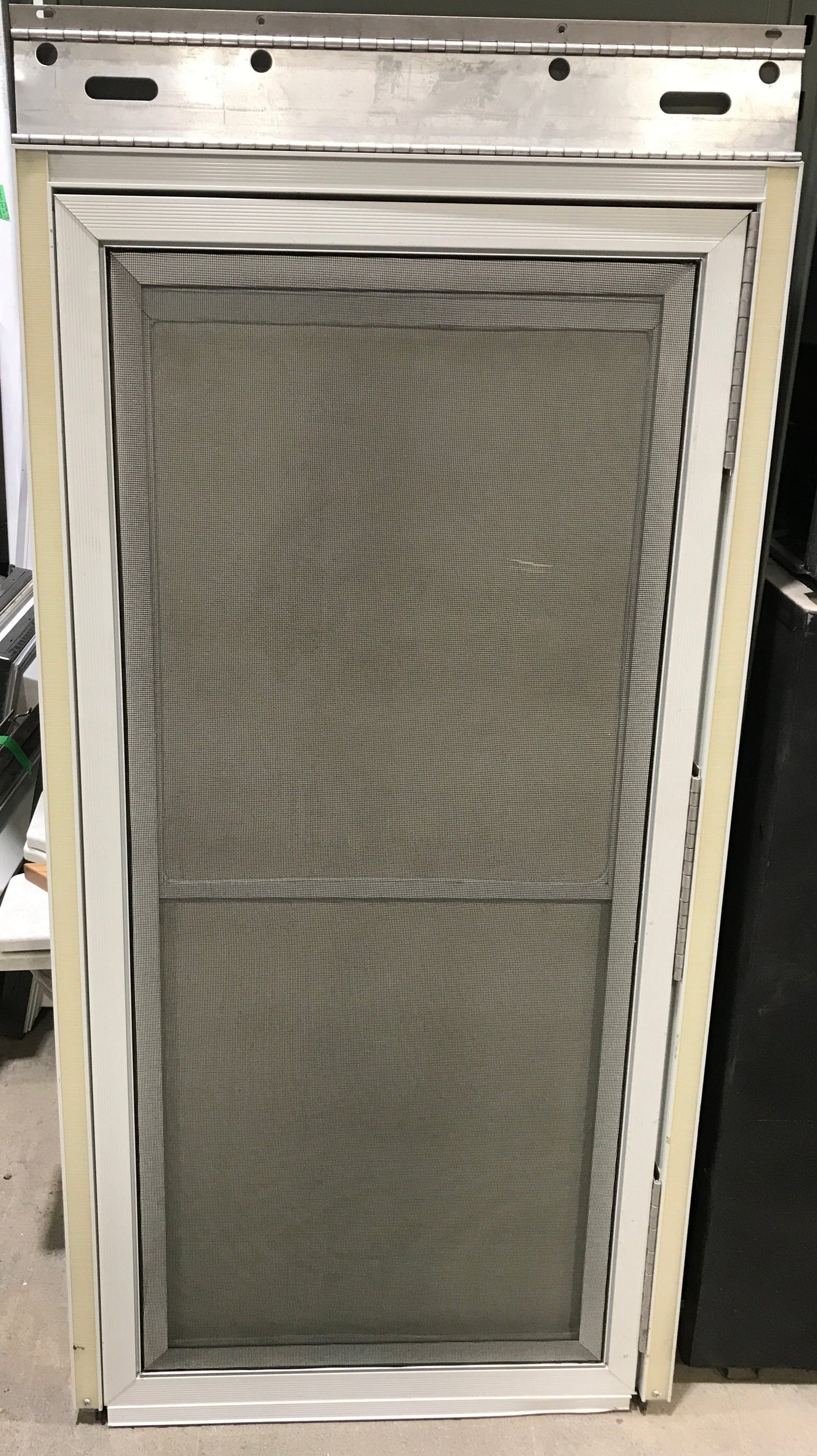 Used Tent Trailer Square Entry Door 23