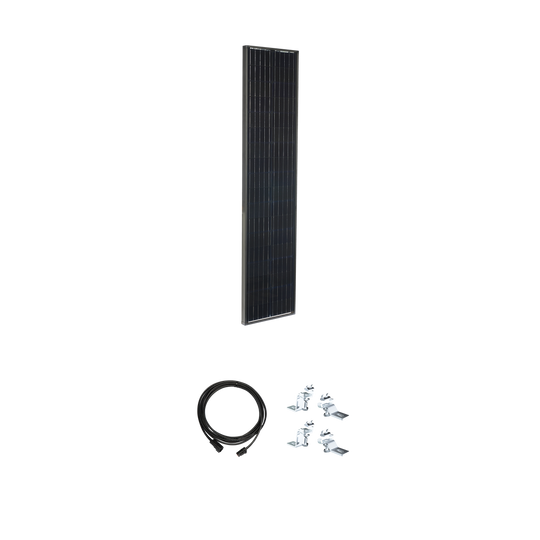 Solar Kit Zamp Solar KIT1022 Expansion Solar Kit, 95 Watt, Monocrystalline, Black Frame And Cells, 58.3