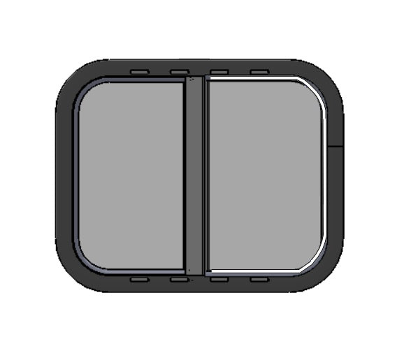 lippert components V000358750 Side Window 72 Inch x 28 Inch *SPECIAL ORDER* - Young Farts RV Parts