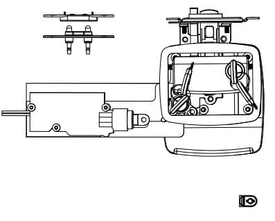 lippert components 239319 Paddle Style Handle For Keyless Entry Door With Actuator and Bridge Connector *SPECIAL ORDER*