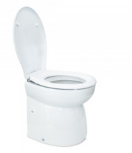 Load image into Gallery viewer, Albin 07-04-014 Marine Series Toilet, White Porcelain/White Wood Luxury Premium Softclose Seat