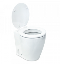 Load image into Gallery viewer, Albin 07-02-043 Marine Series Toilet, White Porcelain/White Wooden Seat