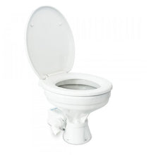 Load image into Gallery viewer, Albin 07 - 03 - 012 Marine Series Toilet, White Porcelain/White Thermoplastic Softclose Seat - Young Farts RV Parts