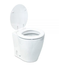 Load image into Gallery viewer, Albin 07 - 03 - 045 Marine Series Toilet, White Porcelain/White Wooden Seat - Young Farts RV Parts