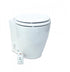 Albin 07 - 03 - 045 Marine Series Toilet, White Porcelain/White Wooden Seat - Young Farts RV Parts