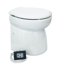 Load image into Gallery viewer, Albin 07 - 04 - 014 Marine Series Toilet, White Porcelain/White Wood Luxury Premium Softclose Seat - Young Farts RV Parts