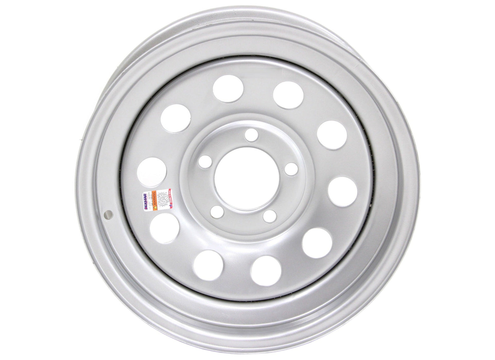 Americana Tire and Wheel 20436 Trailer Wheel Mini Modular 15x5 Silver - 5 x 4.50 Inch Bolt Pattern - Young Farts RV Parts