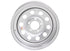 Americana Tire and Wheel 20436 Trailer Wheel Mini Modular 15x5 Silver - 5 x 4.50 Inch Bolt Pattern - Young Farts RV Parts