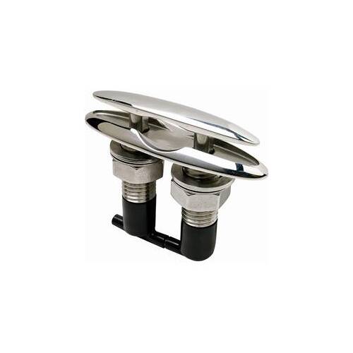 Attwood Marine Boat Rope Cleat - Neat Cleat Design - 4.5" L - Silver; Single - 66515 - 7 - Young Farts RV Parts