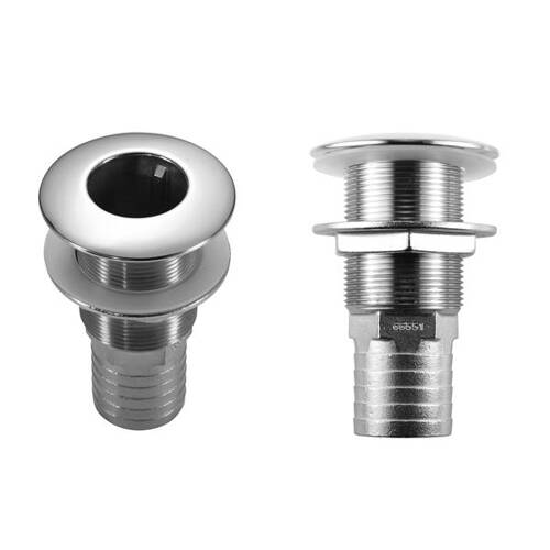 Attwood Marine Boat Scupper - Barbed Thru - Hull Connector - 66551 - 3 - Young Farts RV Parts