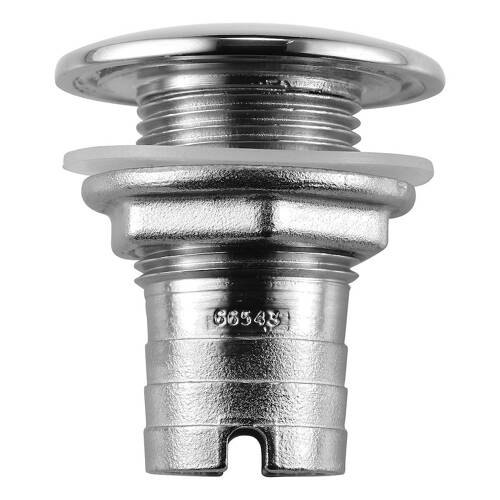 Attwood Marine Boat Scupper - Barbed Thru - Hull Connector - Fits 1 - 1/8