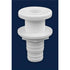 Attwood Marine Boat Scupper - Thru - Hull Connector - Fits 1 - 1/8" - 1 - 1/4" Hose - White; Single - 3874 - 3 - Young Farts RV Parts