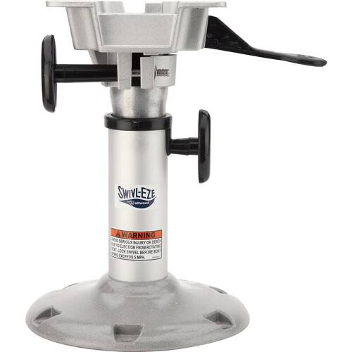 Attwood Marine Boat Seat Pedestal - Adjustable Height Bell Pedestal; With Seat Mount - 2385400 - Young Farts RV Parts