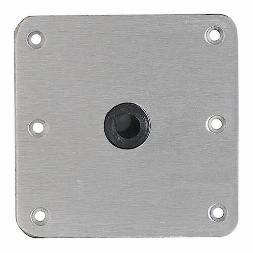 Attwood Marine Boat Seat Pedestal Base Plate - Lock N Pin - Square - Non - Threaded - 67739 - Young Farts RV Parts
