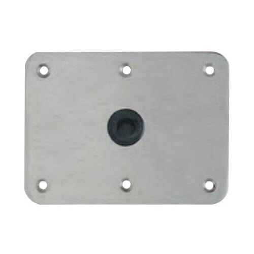 Attwood Marine Boat Seat Pedestal Base Plate - Lock N Pin; With Steel Lip Tube - SP - 66839 - Young Farts RV Parts