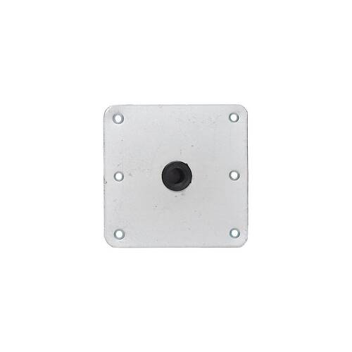 Attwood Marine Boat Seat Pedestal Base Plate - Non - Threaded; Zinc Plated; Stainless Steel - 67729 - Young Farts RV Parts